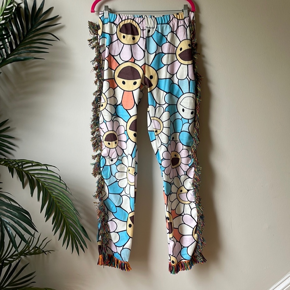 murakami fringe pants